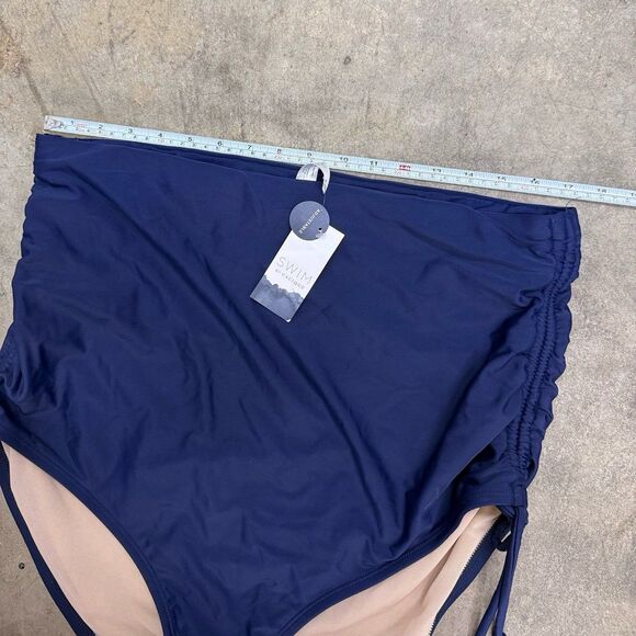 Swim by Cacique size 18 navy high waisted bikini bottoms - Picture 5 of 6